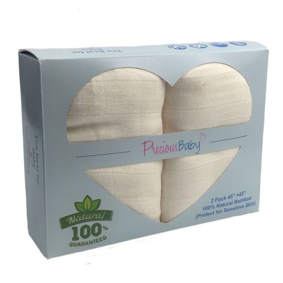 Bamboo Muslin 2 pkt baby Wrap