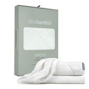 Little Bamboo Hooded Towel , White