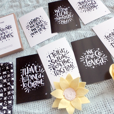 First Milestones, 36 Cards, Sweet Petite