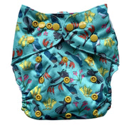Bear and Moo, Flora and Fauna Cloth Nappy
