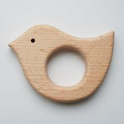 Beech Wooden Teethers . Bird /Elephant