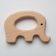 Beech Wooden Teethers . Bird /Elephant