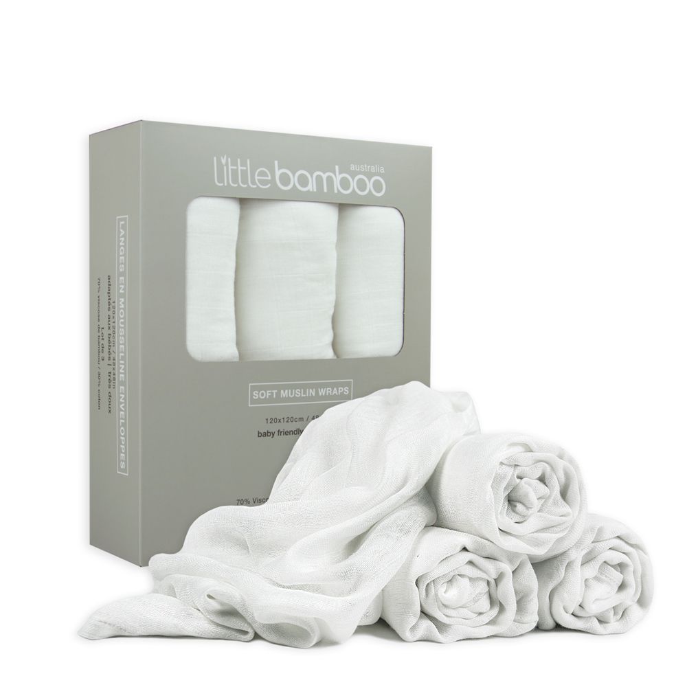 Little Bamboo Muslin Wraps