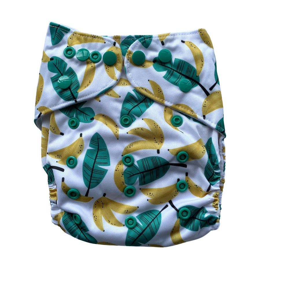 Bear and Moo, Monkey Around Cloth Nappy