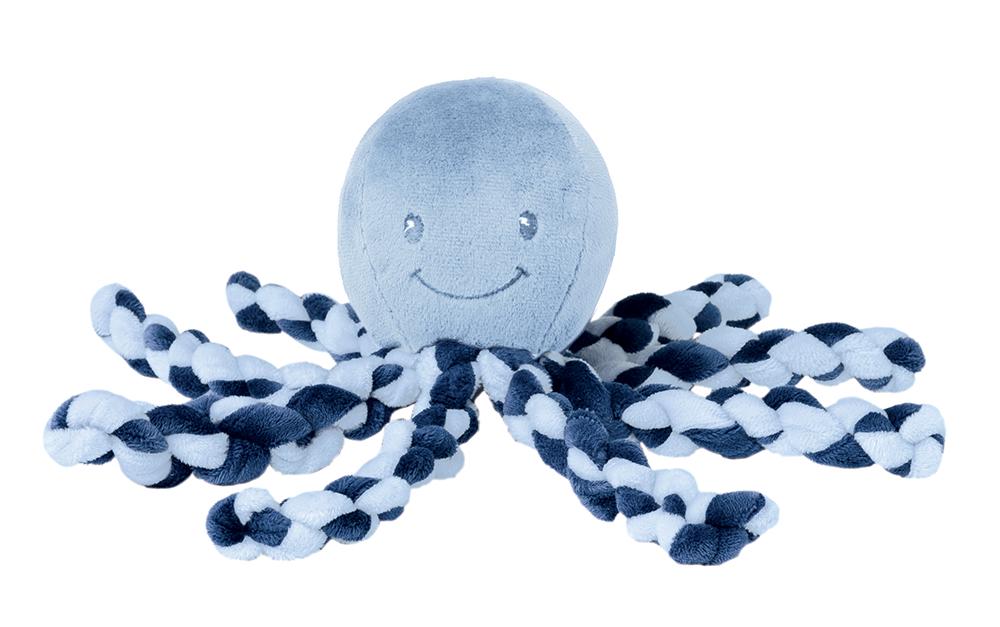 Nattou Lapidou Collection Cuddley Octopus Plush. 5 colours