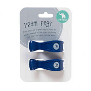 All4 Ella Pram Pegs.  Fluro Pink 2 peg set