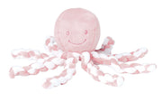 Nattou Lapidou Collection Cuddley Octopus Plush. 5 colours