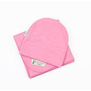 Baby wrap and beanie set