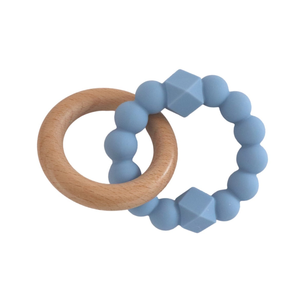 Moon Teether Jellystone Soft Blue