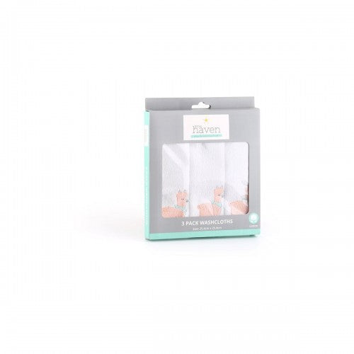 Little Haven 3 pkt Washcloths