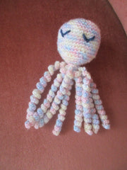 Handknitted Prem Jacket, Hat and Octopus Toy