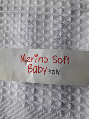 Newborn Merino Handknitted Vest and Matching Booties