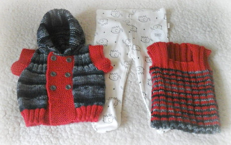 Newborn Wool/ Merino Hoodie and Vest