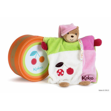 Kaloo Colours Doudou Bear Puppet Pink