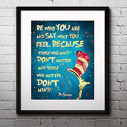 Dr Suess. Be Who You Are