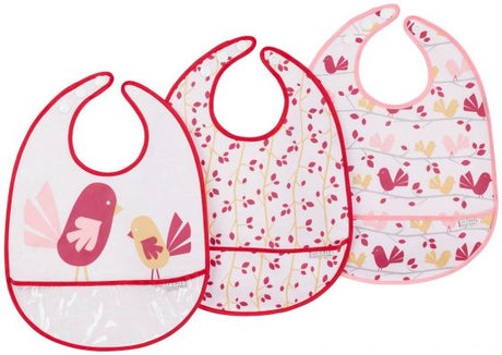 Chickadee 3 pack, Easy to Clean bibs