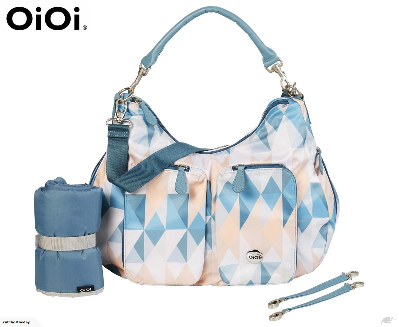 OIOI Morgan Slouch Hobo Nappy Bag XOXO Baby NZ