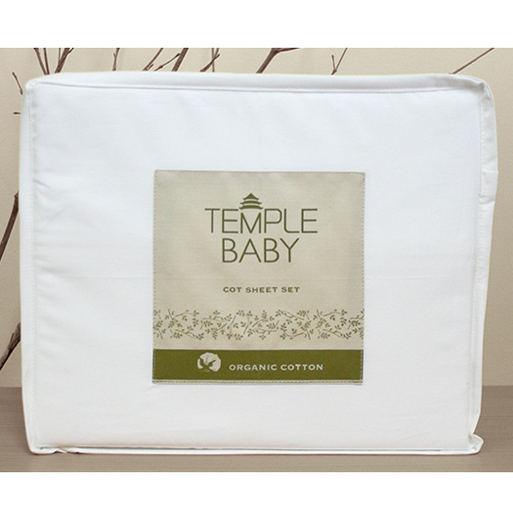 Temple Baby Organic Cot Sheet