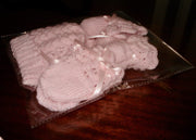 Pink 3 Piece 100 % Merino Handknitted Set