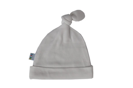 Snooky White Knotted Hat
