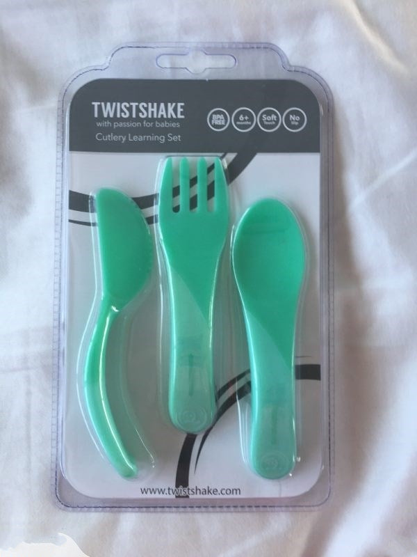 Twistshake Learn Stainless Steel Cutlery